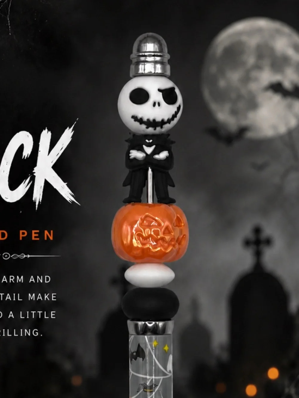 Jack's Haunted Beaded Pen